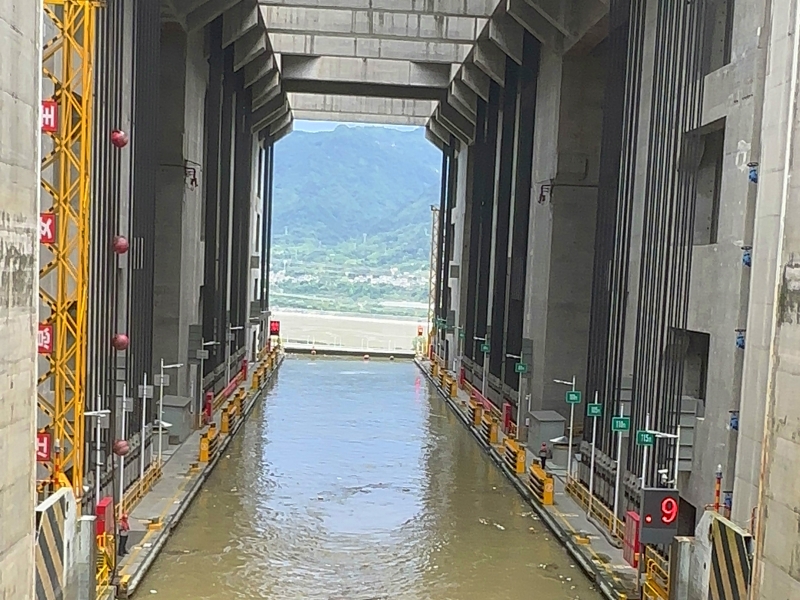 過三峽升船機