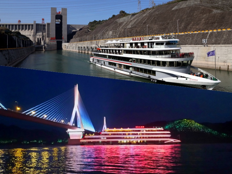 宜昌夜游長江+三峽大壩+升船機二日游跟團游